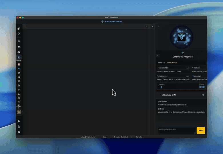 Hive Design 5-stage SDD workflow demonstration