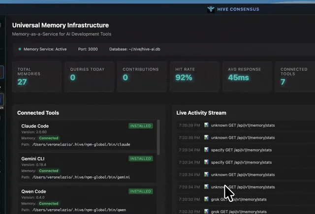 Universal Memory System demo